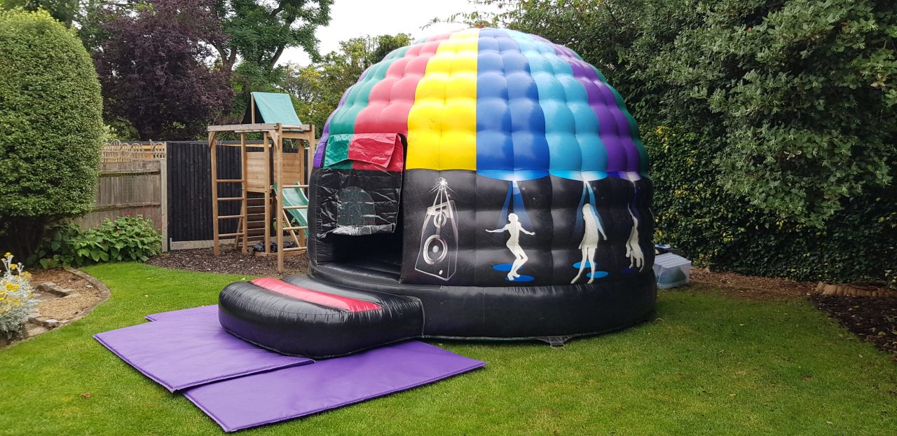 Select to preview Disco Dome Bouncy Castle